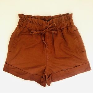 Abercrombie & Fitch Twill Paperbag Shorts